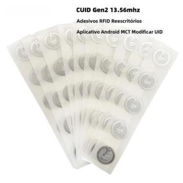 Imagem de Etiqueta NFC Inteligente Regravável 5YOA CUID Tag Gen2 ISO14443 RFID C