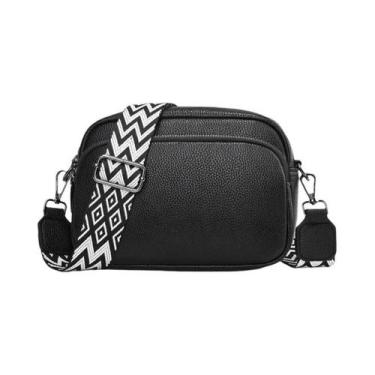 Imagem de Bolsa Transversal Feminina De Grande Capacidade Em PU Leve, Design Fas
