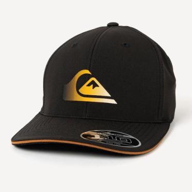Imagem de Boné Quiksilver Aba Curva Gradient Logo Twill WT26 Preto, Preto, Único