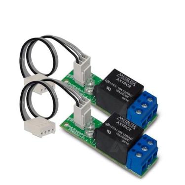 Imagem de Kit 2 Módulos Relé Ppa Placa Luz Garagem Sinaleira Trava - AFERSHOP