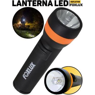 Imagem de Lanterna LED Foxlux ABS Grande Resistente P/ Casa Trabalho Viagem Emer