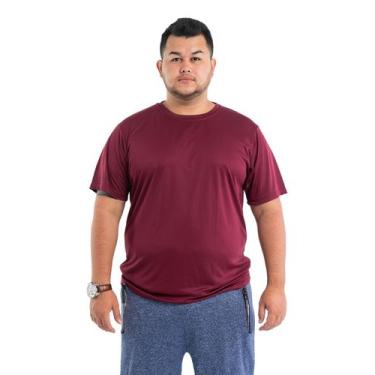 Imagem de Camiseta Dry Fit Plus Size Masculina Academia Treinos Esporte - Fix, V