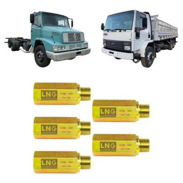 Imagem de Kit 5 Válvulas Bomba Óleo Mbb 714/ 1215c/ 1415/ Motor Om 906 - LNG