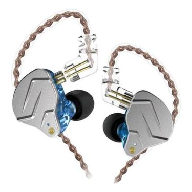 Imagem de Fone De Retorno Kz Zsn Pro Sem Microfone + Estojo, Azul Sem Microfone