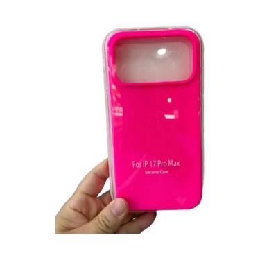 Imagem de Capa De Silicone Líquido Cor Macaron Para iPhone 17 Air pro Max Com Ta