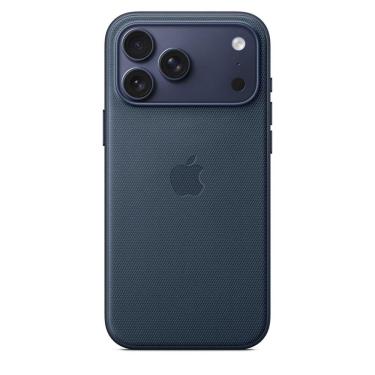 Imagem de Capa iPhone 17 Pro Max de tecido TechWoven, com MagSafe, Apple, Azul