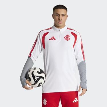 Imagem de Blusa Internacional 26/27 Treino Adidas Masculina, Branco, M