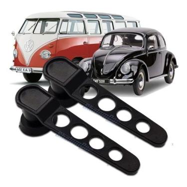Imagem de Par Maçaneta Interna Preto Sport Kombi Fusca Karman Guia     - SHALOMC