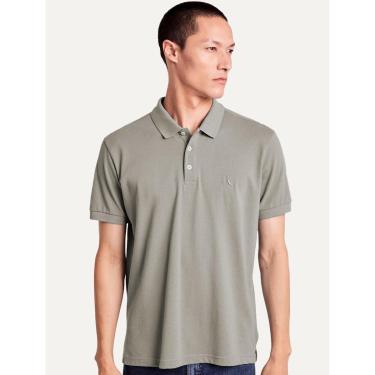 Imagem de Polo Reserva Masculina Piquet Clássica Cinza-Masculino