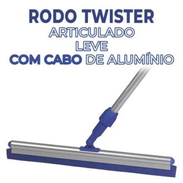 Imagem de Rodo Twister Bralimpia 45cm Com Cabo Extensível Até 1,40m
