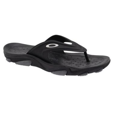 Imagem de Chinelo Oakley Titan - Original, Conforto Extremo, 45, Black red