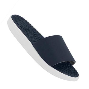 Imagem de Chinelo Casual Slide Infantil Menino Molekinho 2421200, Marinho, 32