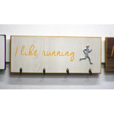 Imagem de Porta-chaves i like running - Reciclar