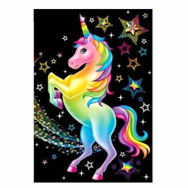 Imagem de Artesanato Pintura Com Diamante Diy 20x25 - UNICORN RAINBOW - PPSHOP
