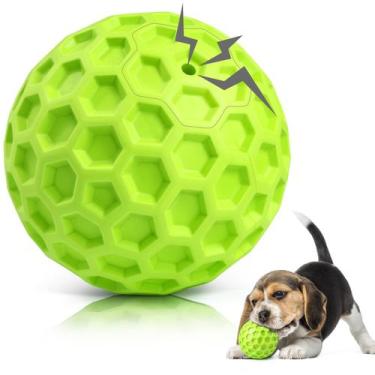 Imagem de Brinquedo para cães DISSONIC Indestrutível Squeaky Ball para cães pequ