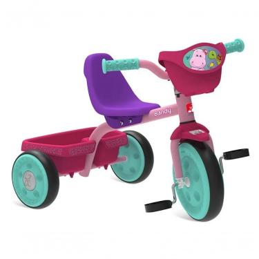 Imagem de Triciclo Infantil Bandy com Cestinha para Passeio e Brincadeira Brinquedos Bandeirante