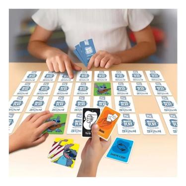 Imagem de Jogo da Memoria Infantil de Cartas Stitch 1284 para Agilidade Mental e Estratégia Elka