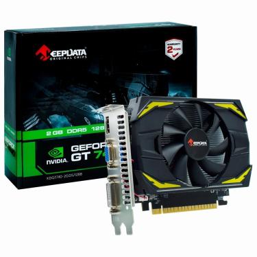 Imagem de Placa de Vídeo Geforce GT740 2GB GDDR5 KDGT740-2GD5-128B para Jogos Casuais e Multimídia Keepdata