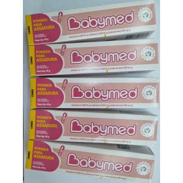 Imagem de Kit com 5 unid babymed rosa pom bg 45g assadura - cimed