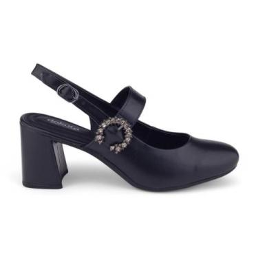 Imagem de Sapato Feminino Dakota D0283 Salto bloco , 36, Preto