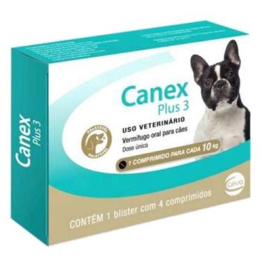 Imagem de Vermífugo e Giardicida para Cães Canex Plus 3 - Ceva