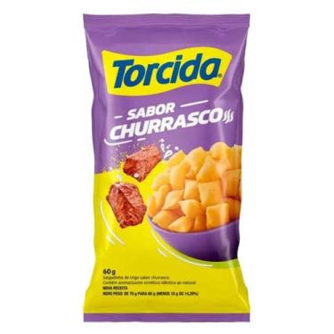 Imagem de Salgadinho torcida sabor churrasco caixa com 24 un de 60 g