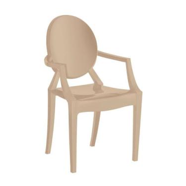 Imagem de Conjunto 4 Cadeiras de Plástico Polipropileno Empilhável Wind Plus Mar
