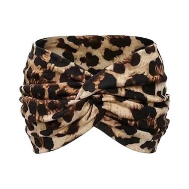 Imagem de Faixa De Cabelo Larga Torcida Boho Extra Grande Para Mulheres, Acessór