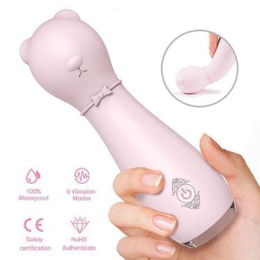 Imagem de massageador vibrador feminino recarregavel s-hande bonnie ursinho
