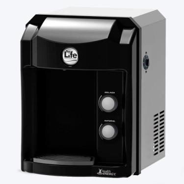 Imagem de Purificador de Água Alcalina Ionizada Gelada Health Energy Preto 220V 