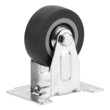 Imagem de Rodízio Fixo 50 mm 27 Kg Borracha Cinza Mtx