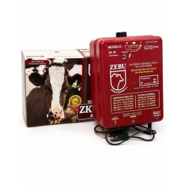 Imagem de Eletrificador Cerca Elétrica Rural Zebu ZK50 Bivolt Automático