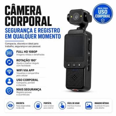 Imagem de Câmera de Ação DV01 1080p WiFi com Estabilização Anti-Vibração - Câmer