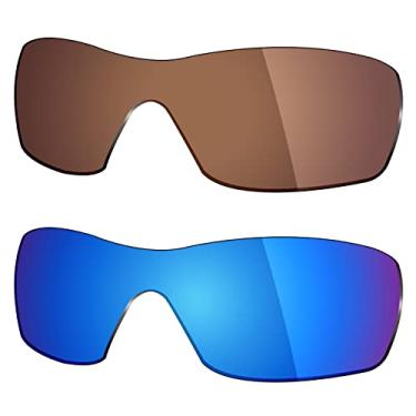 Imagem de 2 pares de lentes polarizadas de substituição da Mryok para óculos de sol Oakley Dart – Opções