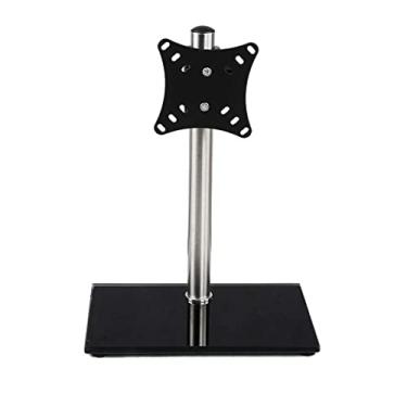 Imagem de Suporte universal Vesa padrão universal de 14 a 27 polegadas para cima ou para baixo monitor LCD Tv Suporte vertical de vidro temperado