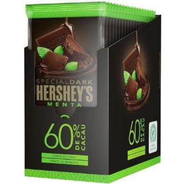 Imagem de Chocolate Hersheys Special Dark 60% 85G Caixa C/12 - Menta - Hershey's