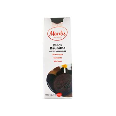 Imagem de Biscoito Sem Glúten Recheado Black Baunilha Marilis 100g