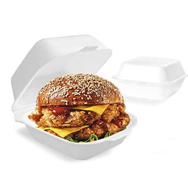 Imagem de Embalagem Hamburgueira Grande Porções Caixa De Isopor 100un
