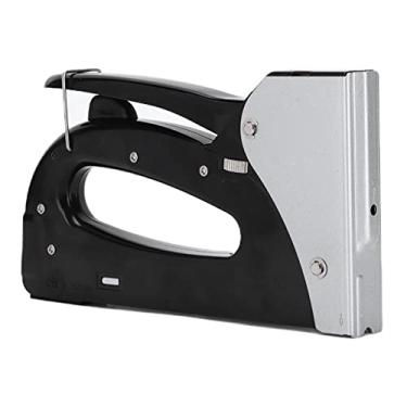 Imagem de Grampeador para estofados, função de remoção de unhas de pistola de grampeamento confortável para pintura a óleo de unhas, moldura para caixa de unhas