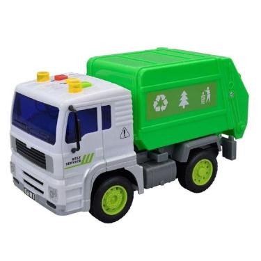 Imagem de Brinquedo Caminhão De Coleta E Reciclagem 17,5Cm Em Plástico