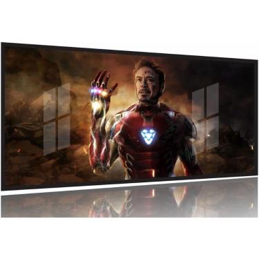 Imagem de Quadro Homem de Ferro Para Quarto 130x60 Moldura Preta 2x2