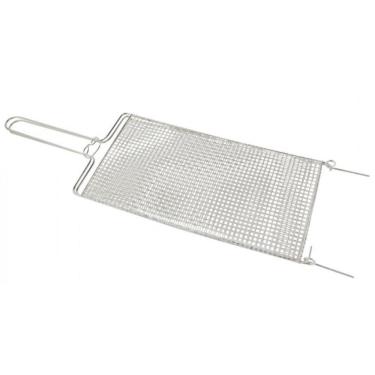 Imagem de Grelha Dobrável Miúdo Para Churrasqueira 21x69 Cm