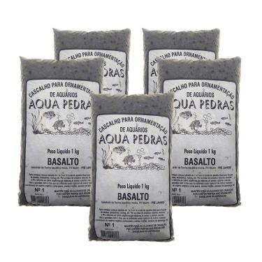 Imagem de Substrato Basalto p/ Aquários e Jardins Decoração N°1 -5kg