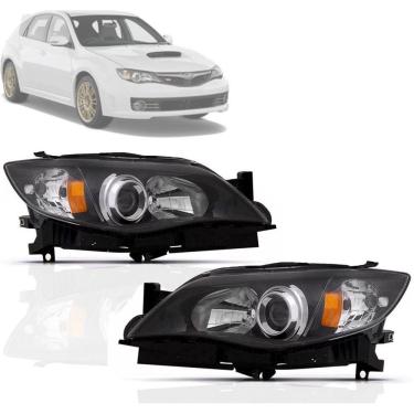 Imagem de Farol Subaru Impreza 2008 2009 2010 2011 Mascara Negra