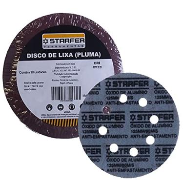 Imagem de 100 Disco de Lixa Ferro 125mm Grão 100 - Starfer
