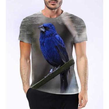 Imagem de Camisa Camiseta Azulão Verdadeiro Bicudo Ave De Canto Hd 7 - Estilo Kr