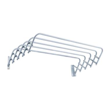 Imagem de Varal de Parede Básico Aço 80x45 cm Branco
