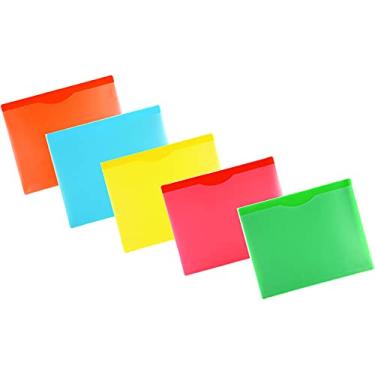 Imagem de Filexec Capa de arquivo de produtos, carga lateral, tamanho carta, pacote sortido de 25 (50626-3725)