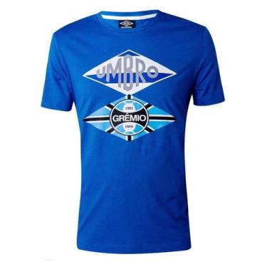 Imagem de Camiseta Umbro Grêmio Torcedor Flag Masculina - Azul