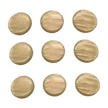 Imagem de 9 X Botões de de Trompete de Plástico Incrustações de Mica para Acessórios de Trompete